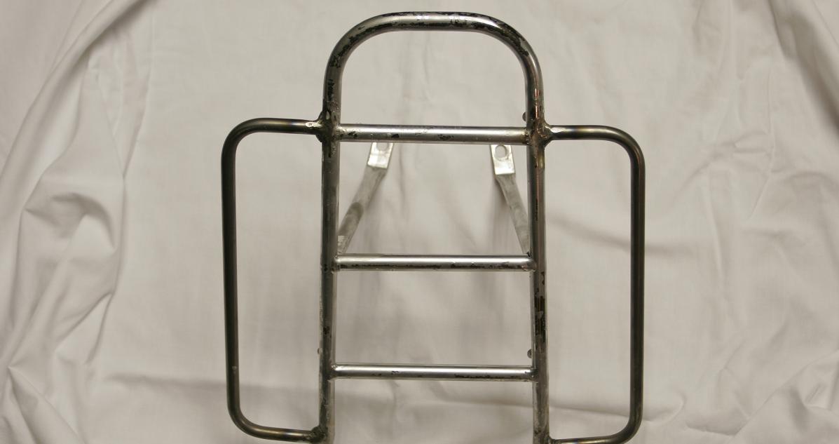 Scooter Metal Cover BEFORE Polishing