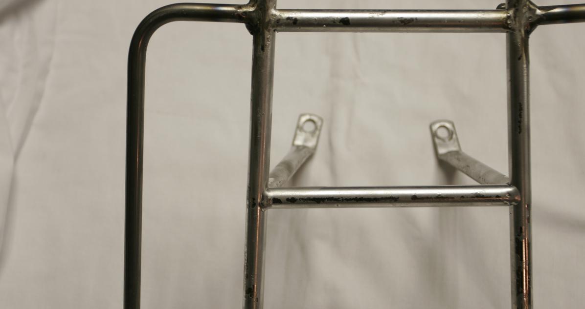 Scooter Metal Cover BEFORE Polishing