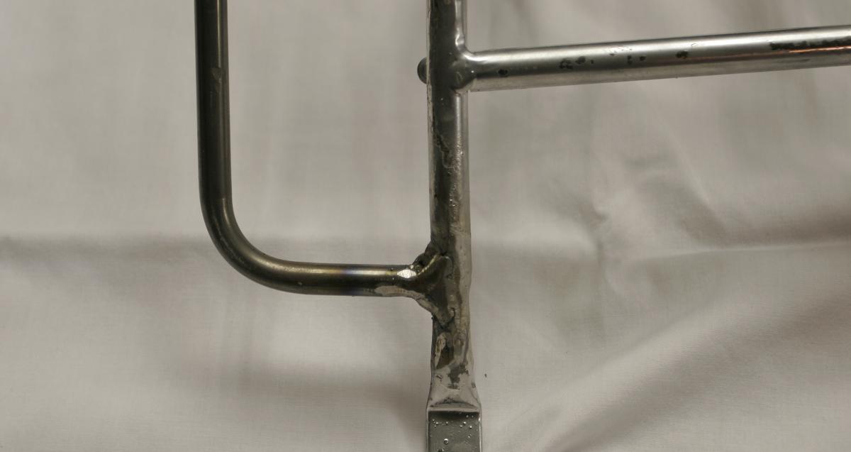 Scooter Metal Cover BEFORE Polishing