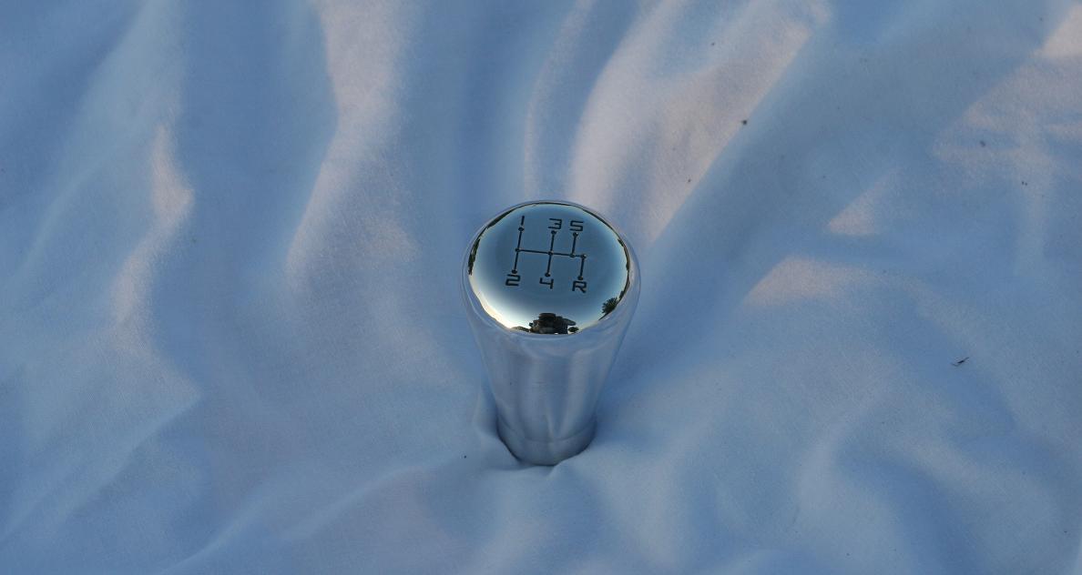 Automotive Shifter Knob AFTER Metal Polishing Service