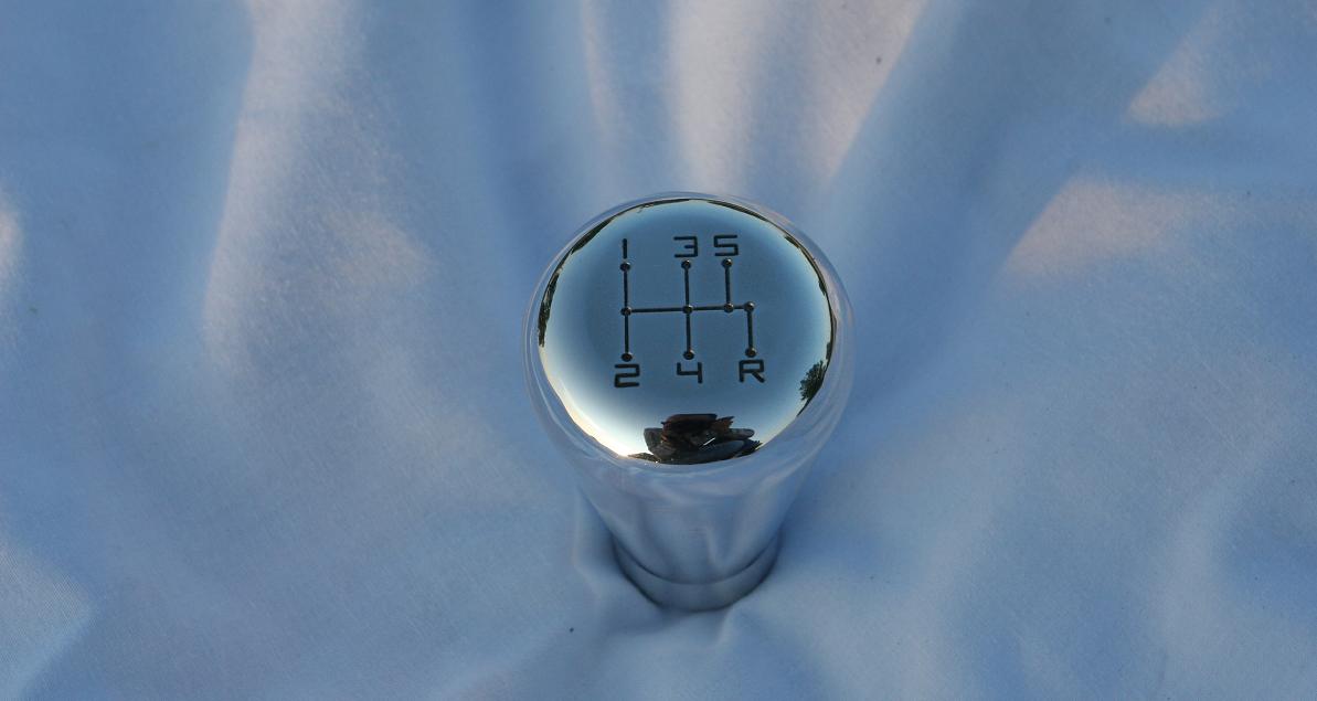 Automotive Shifter Knob AFTER Metal Polishing Service