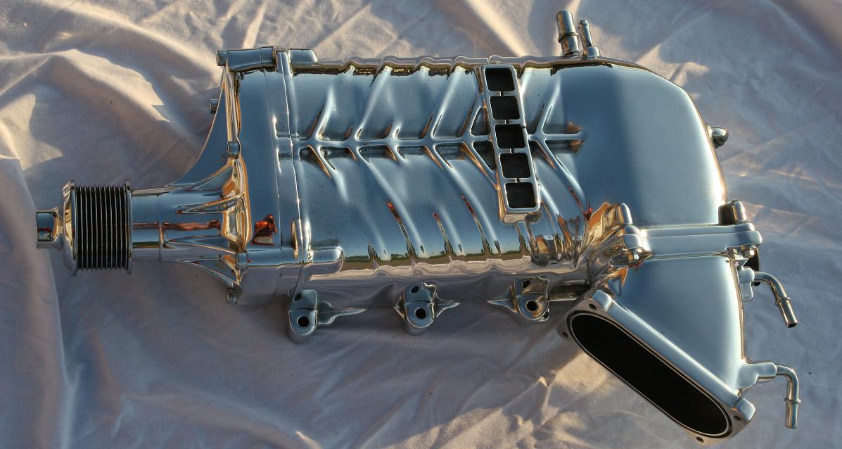 Chrome-Like Polished Shelby Mustang Supercharger