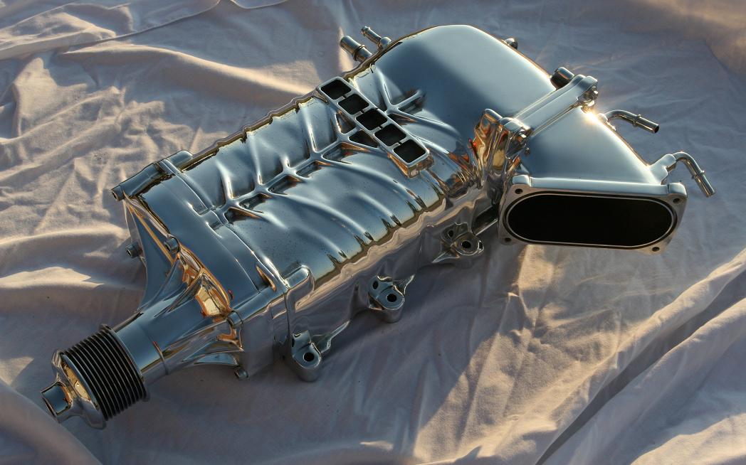 Chrome-Like Polished Shelby Mustang Supercharger