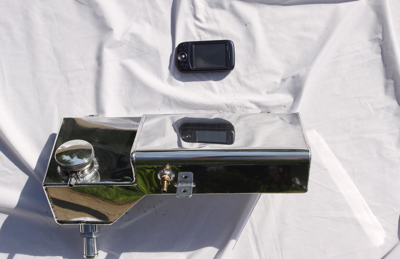 Chrome-Like-Polished Shelby GT500 Power Steering Reservoir