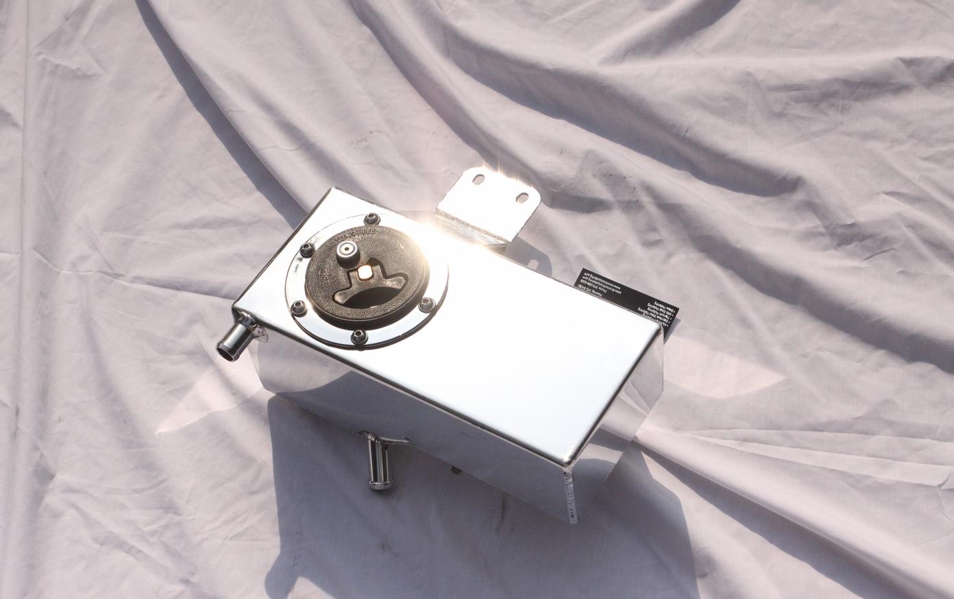 Ford Mustang Aluminum Reservoir Tank AFTER Chrome - Like Metal Polishing Services