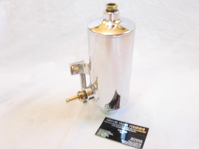 Mazda RX7 Catch Can Tank AFTER Chrome - Like Metal Polishing and Buffing Services
