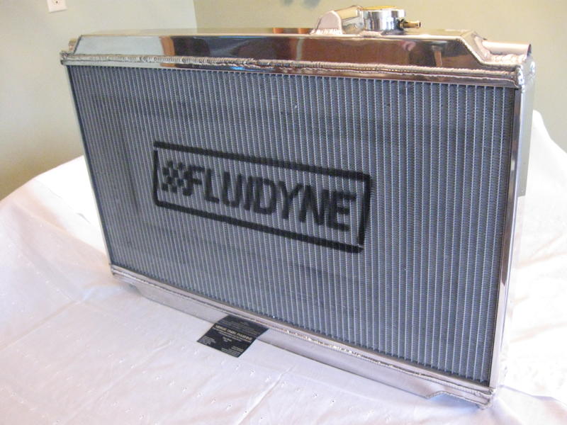 Toyota Supra Fluidyne Radiator Tank AFTER Chrome - Like Metal Polishing and Buffing Services