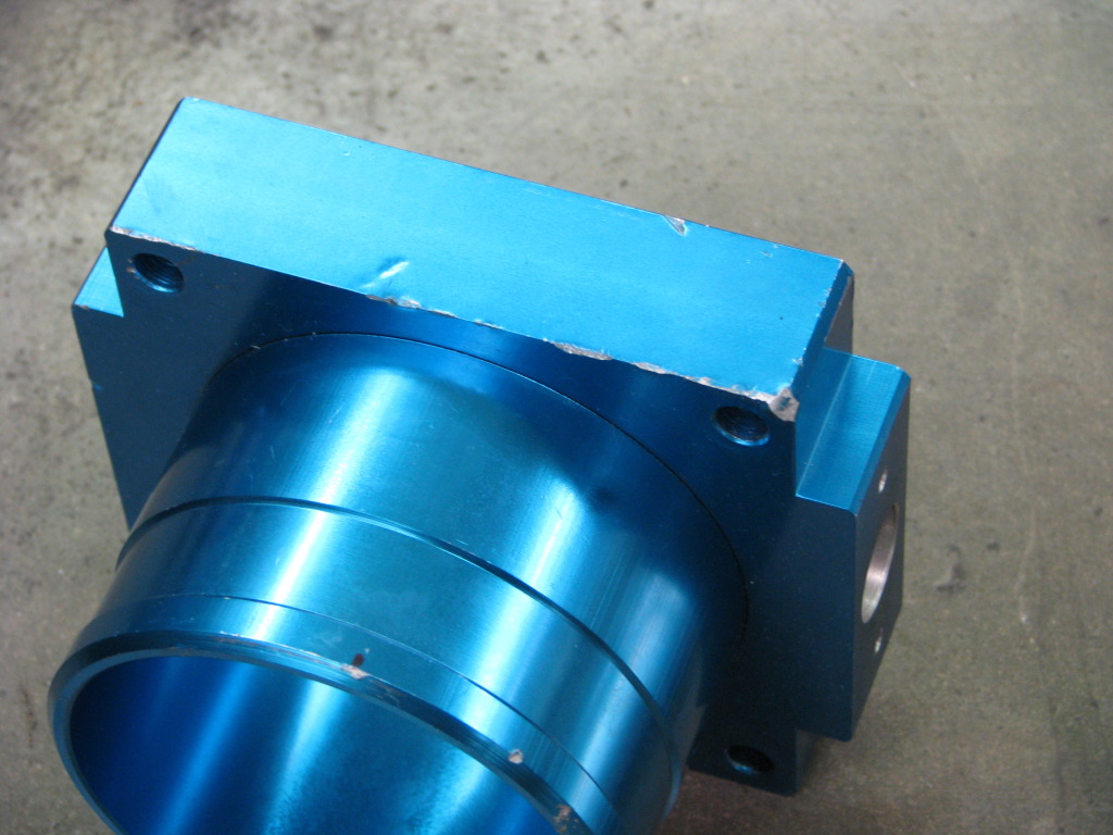 Toyota Supra Veilside Throttle Body BEFORE Chrome - Like Metal Polishing and Buffing Services