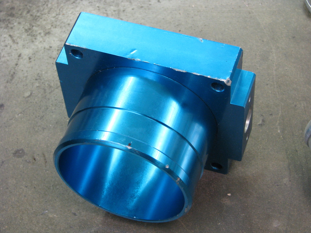 Toyota Supra Veilside Throttle Body BEFORE Chrome - Like Metal Polishing and Buffing Services
