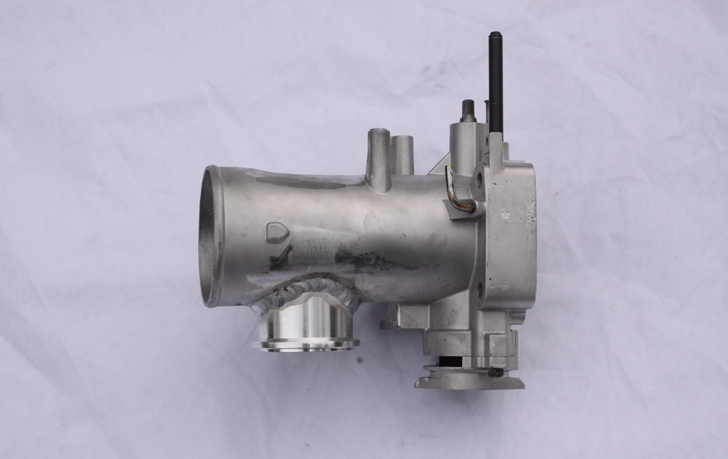 Toyota Supra Throttle Body BEFORE Chrome - Like Metal Polishing and Buffing Services