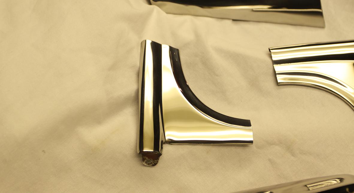 1957 Chevy Trim AFTER Chrome - Like Metal Polishing and Buffing Services