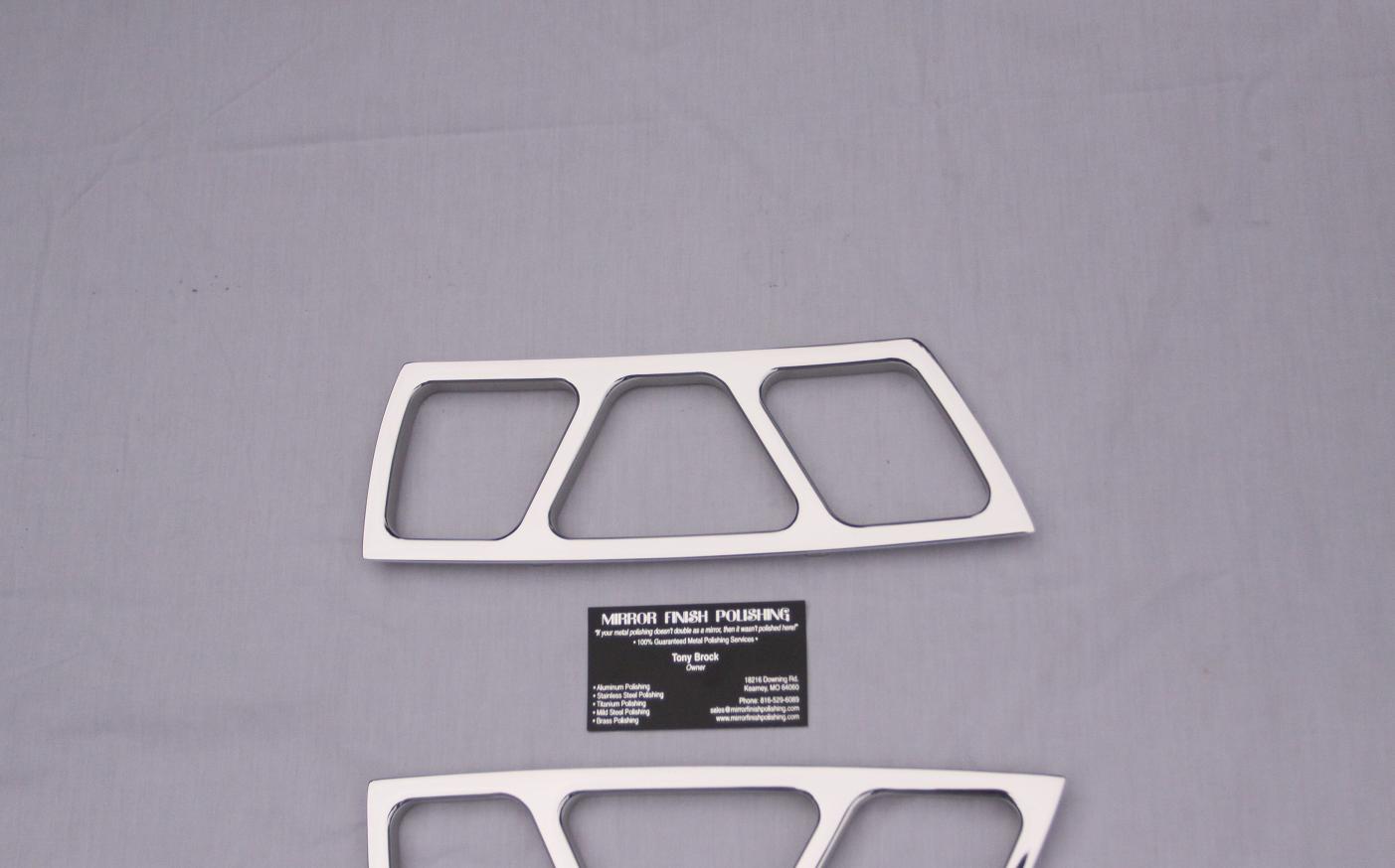 1957 Chevy Trim AFTER Chrome - Like Metal Polishing and Buffing Services