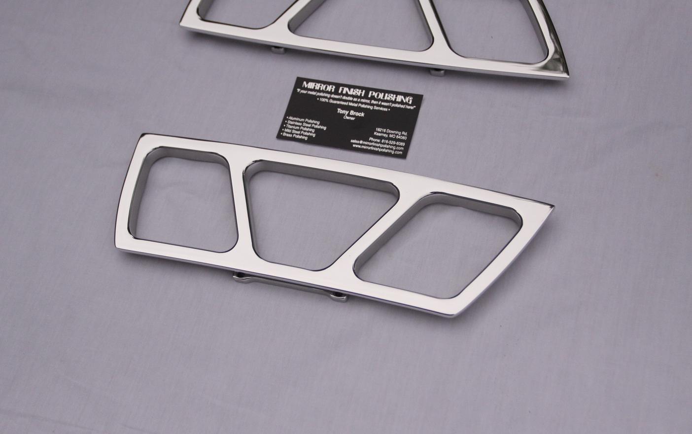 1957 Chevy Trim AFTER Chrome - Like Metal Polishing and Buffing Services