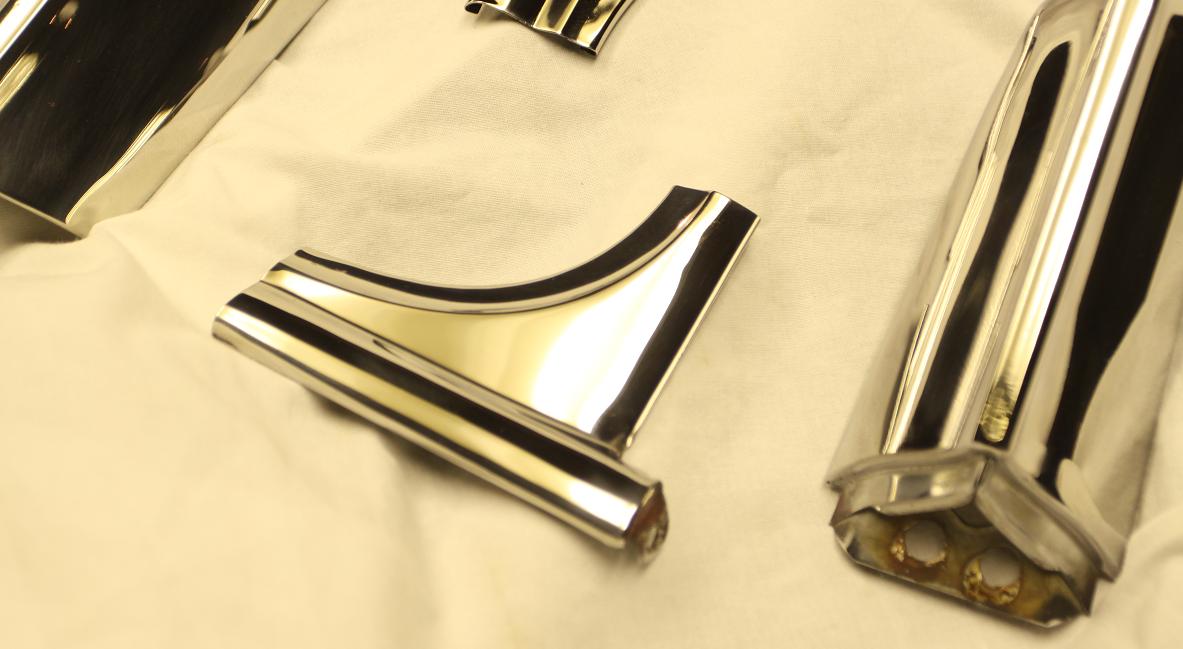 1957 Chevy Trim AFTER Chrome - Like Metal Polishing and Buffing Services