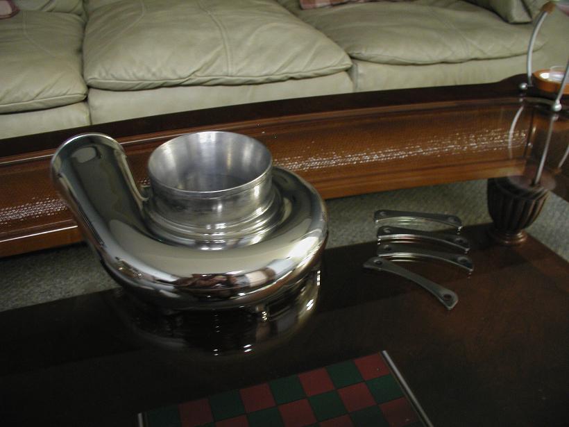 Turbo Housing AFTER Chrome - Like Metal Polishing & Buffing Services