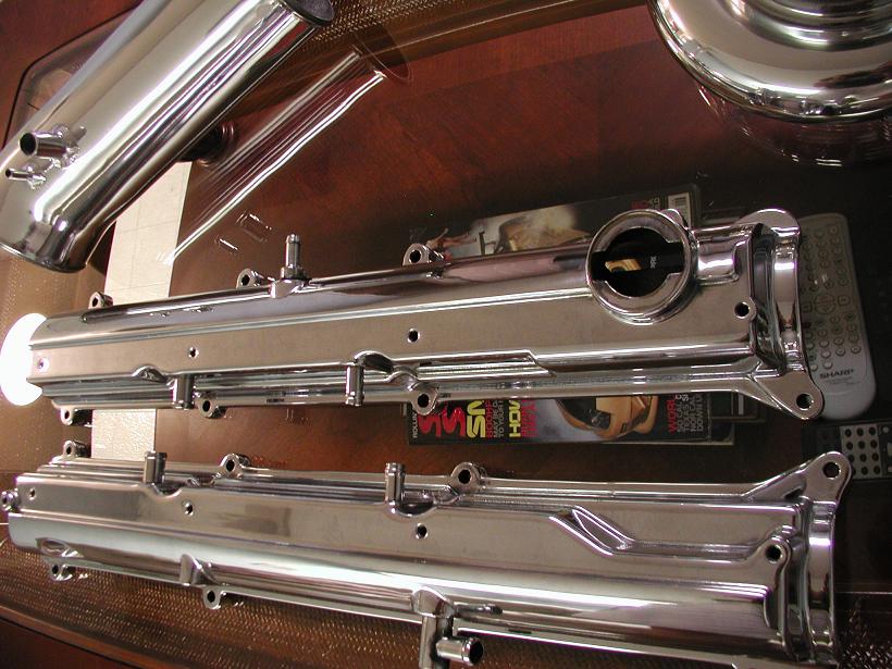 Chrome-Like-Polished Valve Cover...Click for Larger Image