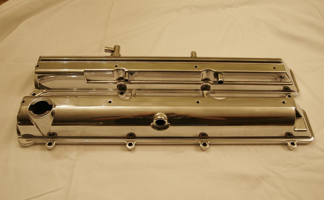 Toyota Supra Valve Covers AFTER Metal Polishing & Buffing Services