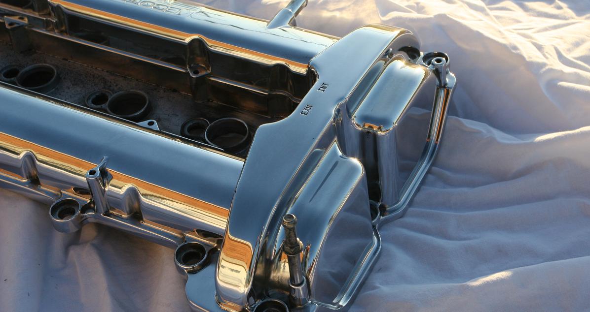 Toyota Valve Cover AFTER Metal Polishing & Buffing Services