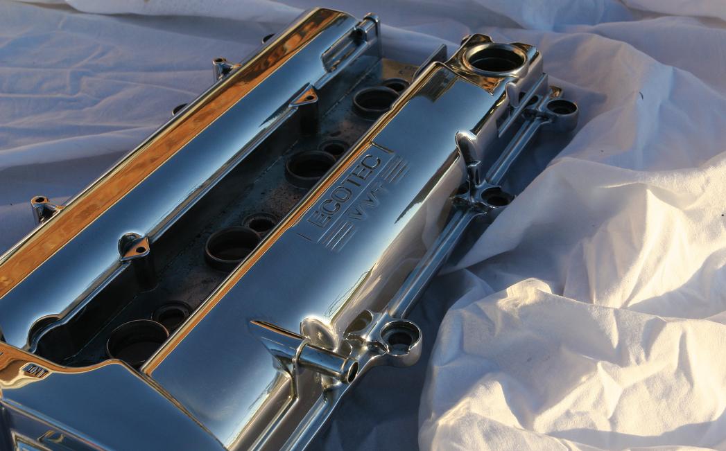 Toyota Valve Cover AFTER Metal Polishing & Buffing Services