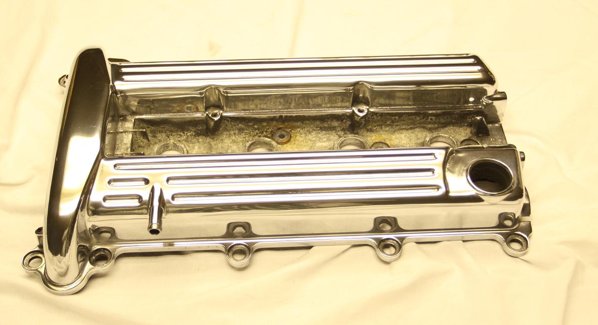 4 Cylinder Valve Cover AFTER Chrome-Like Metal Polishing & Buffing Services