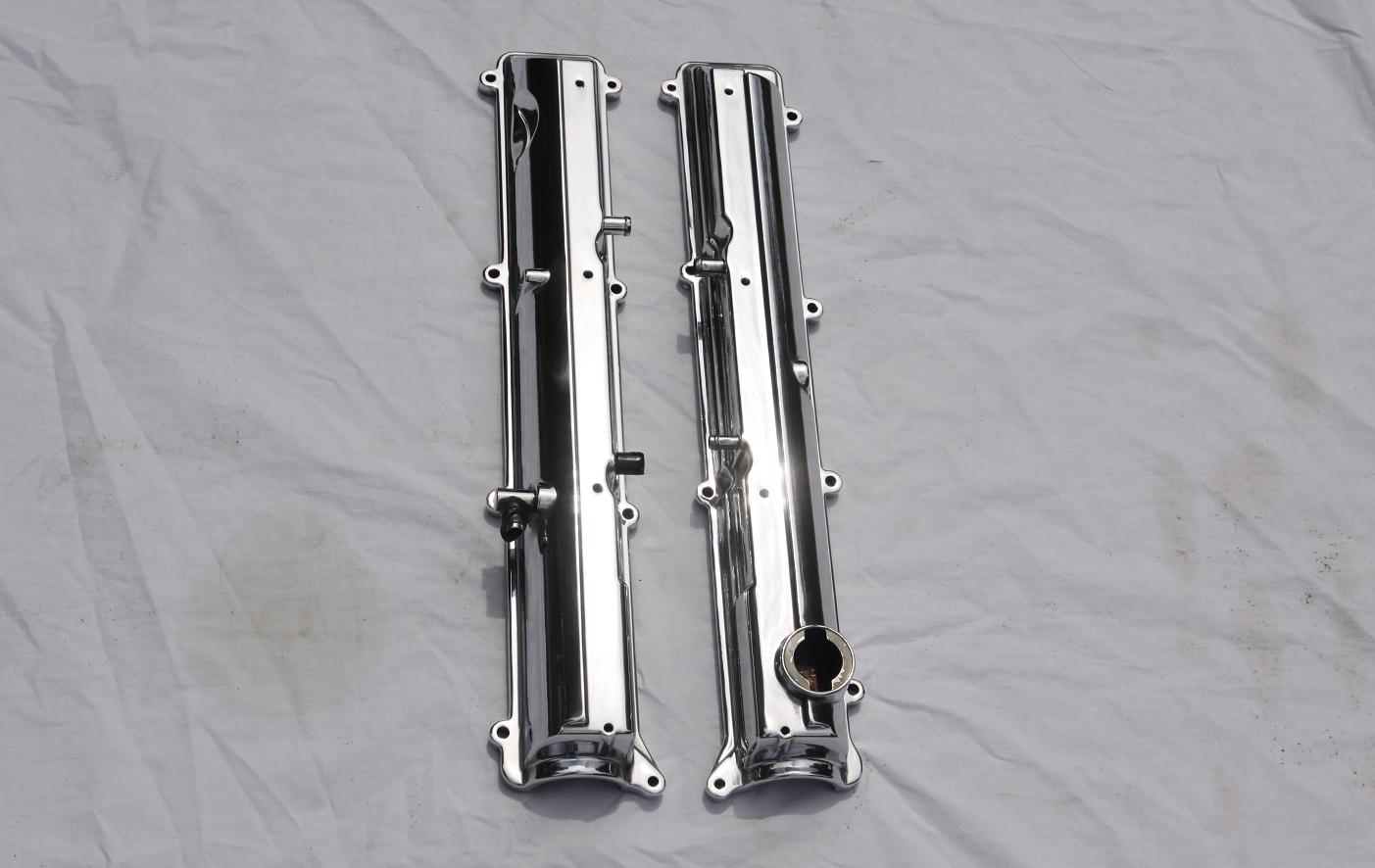 Toyota Supra Aluminum Valve Covers AFTER Chrome - Like Metal Polishing and Buffing Services