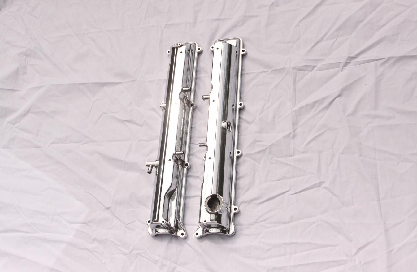 Toyota Supra Aluminum Valve Covers AFTER Chrome - Like Metal Polishing and Buffing Services