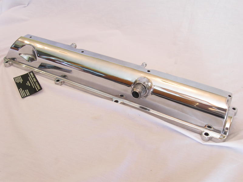 Toyota Supra Valve Covers AFTER Chrome - Like Metal Polishing and Buffing Services AND Custom Welding and Modification Services