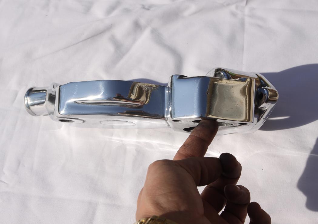 Motorcycle Water Pump AFTER Chrome - Like Metal Polishing and Buffing Services