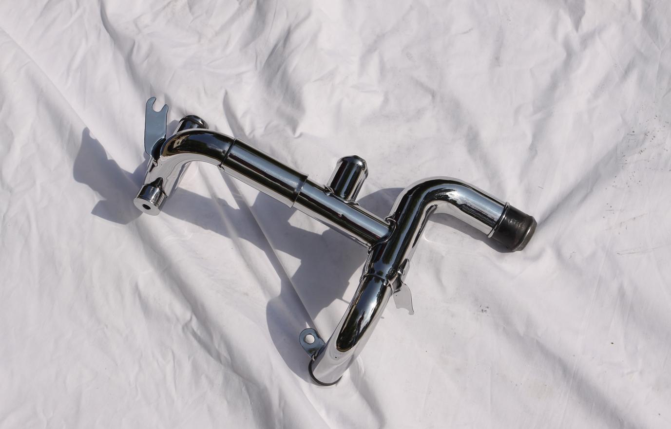 Ford Mustang Cobra Crossover Piping AFTER Chrome - Like Metal Polishing Services