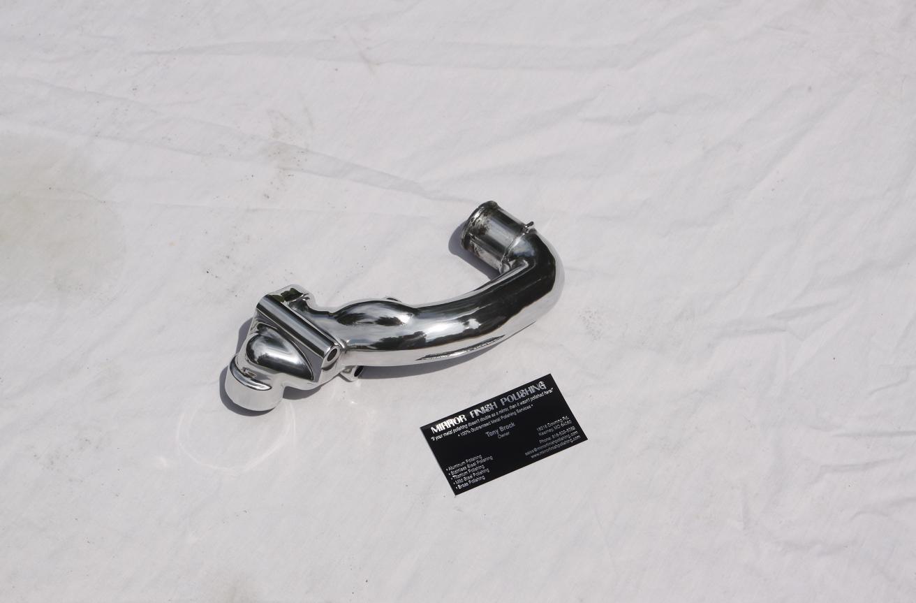 Toyota Supra Water Neck AFTER Metal Polishing, Cutting AND Welding Services