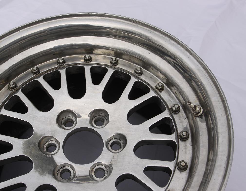 CCW 16" Wheel BEFORE Chrome - Like Metal Polishing Services
