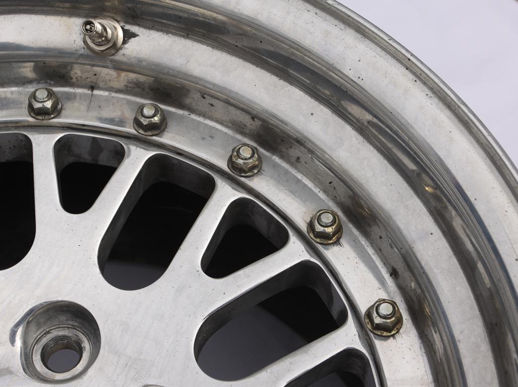 CCW 16" Wheel BEFORE Chrome - Like Metal Polishing Services