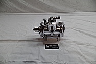 Aluminum AC Compressor Housing AFTER Chrome-Like Metal Polishing and Buffing Services / Restoration Services