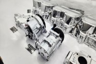 Peterbilt 379 Semi-Truck Caterpillar 6NZ Aluminum AC Compressor AFTER Chrome-Like Metal Polishing and Buffing Services / Restoration Services | AC Compressor Polishing Services