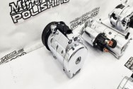 Aluminum AC Compressor AFTER Chrome-Like Polishing | AC Compressor Polishing | Aluminum Polishing Services
