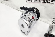 Aluminum AC Compressor AFTER Chrome-Like Polishing | AC Compressor Polishing | Aluminum Polishing Services
