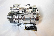 Chevy Corvette Aluminum DENSO AC Compressor AFTER Chrome-Like Metal Polishing and Buffing Services