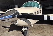 Customers Aluminum Aircraft Spinner AFTER Chrome-Like Metal Polishing - Aluminum Polishing Services - Aircraft Polishing Services