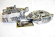 1993 RX7 Rotary Aluminum Alternator AFTER Chrome-Like Metal Polishing and Buffing Services