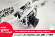 Aluminum Alternator AFTER Chrome-Like Metal Polishing | Aluminum Polishing | Alternator Polishing Services 