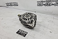 Aluminum Alternator BEFORE Chrome-Like Metal Polishing and Buffing Services / Restoration Services