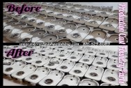 Foundry Cast Aluminum Parts BEFORE/AFTER Chrome -Like Metal Polishing | Aluminum Foundry Cast Polishing Services 