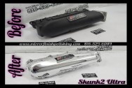 Skunk 2 Ultra Aluminum Intake Manifold BEFORE/AFTER Chrome -Like Polishing and Buffing Services plus Aluminum Finishing Services | Intake Polishing Services 