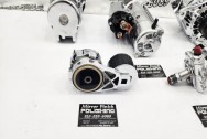 Aluminum Belt Tensioner AFTER Chrome-Like Metal Polishing | Aluminum Polishing | Belt Tensioner Polishing Services