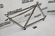 Titanium Bicycle Frame AFTER Chrome-Like Metal Polishing and Buffing Services - Titanium Polishing Services