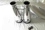 Japanese 1930's WWII 20x120 Toko Aluminum and Brass Binoculars AFTER Chrome-Like Metal Polishing and Buffing Services
