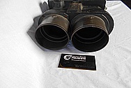 1930's WWII Aluminum Binoculars BEFORE Chrome-Like Metal Polishing and Buffing Services