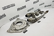 Boat Parts BEFORE Chrome-Like Metal Polishing and Buffing Services - Boat Polishing 