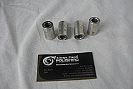 Ford Mustang Aluminum Supercharger Spacers BEFORE Chrome-Like Metal Polishing and Buffing Services