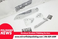 Aluminum Brackets AFTER Chrome-Like Metal Polishing | Aluminum Polishing | Bracket Polishing Services